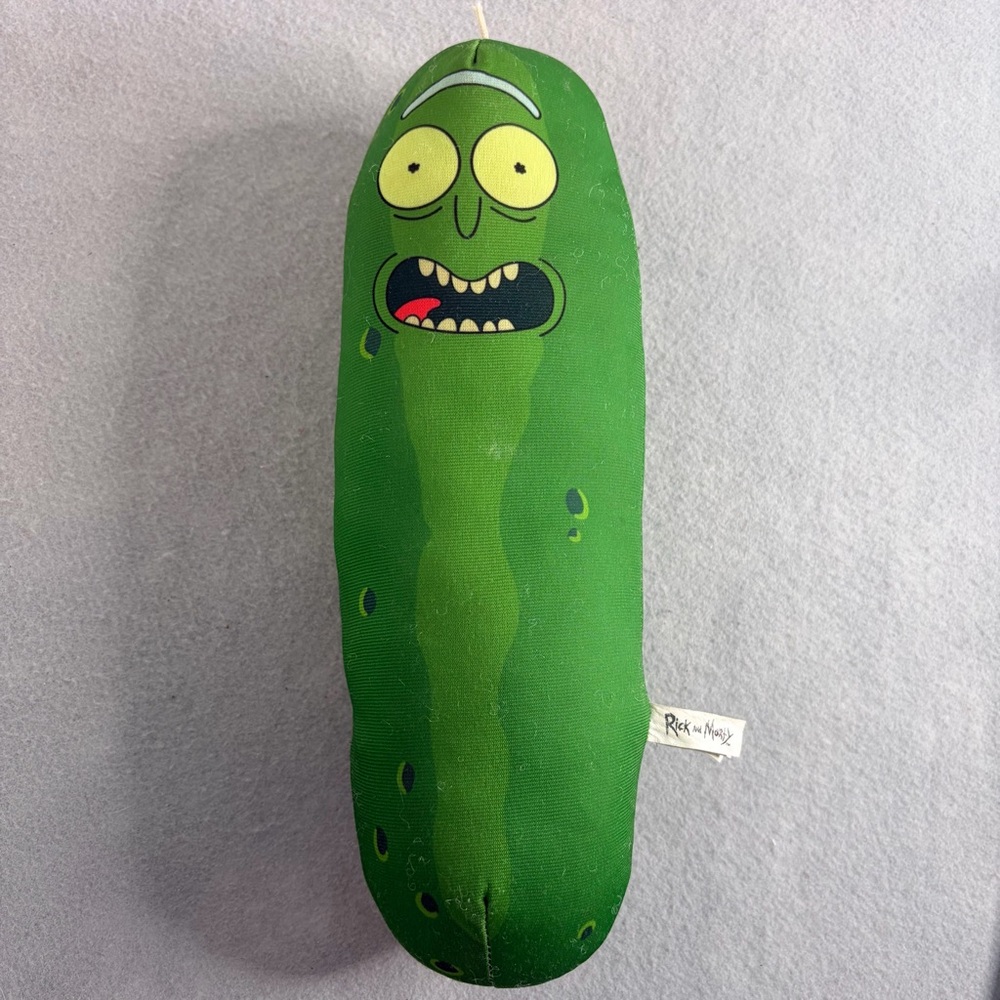 Pickle Rick Plush From Rick and Morty Stuffed Toy 14" Official Adult Swim
